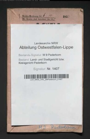 Erblasser: Christiansmeyer, Caspar: