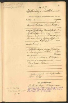 Standesamtsbuch der Stadt Aschaffenburg: Geburten 365/1900 - 184/1901