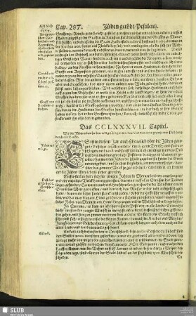 Das CCLXXXVII. Capitel