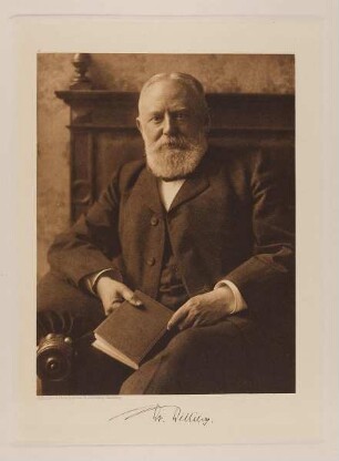 "Professor Dr. G. Dilling, Schulrat" aus der Mappe "Hamburgische Männer und Frauen am Anfang des XX. Jahrhunderts"