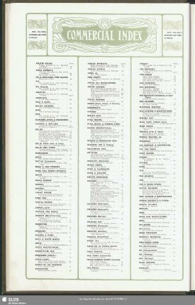 Commercial Index (in English)