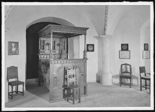 Stolpen. Burgruine - Schlafzimmer der Gräfin Cosel