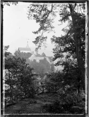 Schloß Eberstein Gesamtansicht von Westen