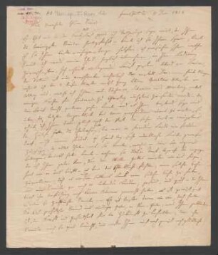 Brief an Johann Heinrich Christian Bang : 08.12.1834