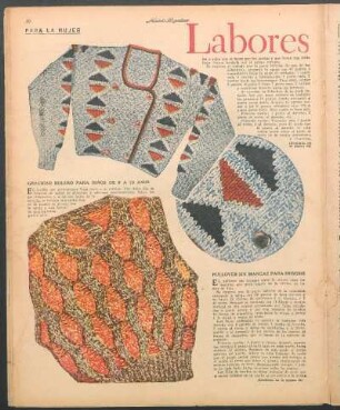 Labores : Para la mujer