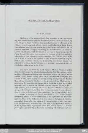The Jidda Massacre Of 1858