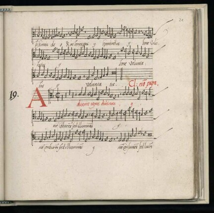 19. Advenit ignis divinus