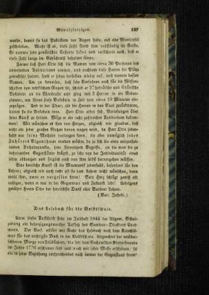 ¬Das¬ Lesebuch für die Volksschule