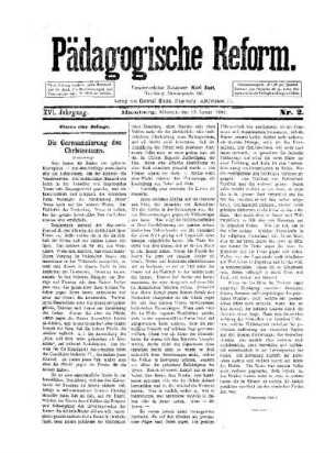 Die Germanisierung des Christentums : (Fortsetzung)