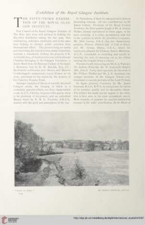 The fifty-third exhibition of the Royal Glasgow Institute
