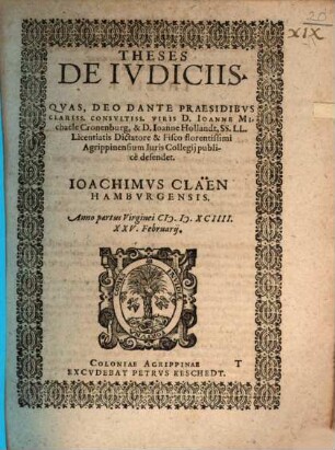 Theses de iudiciis