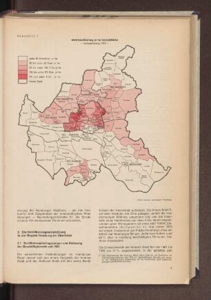 Schaubild 1: Wohnbevölkerung je ha Gebietsfläche