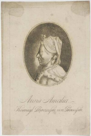 Bildnis der Anna Amalia, Koenigl. Prinzessin von Preussen
