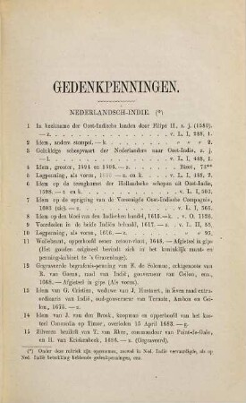 Catalogus der Numismatische Verzameling van het Bataviaasch Genootschap van Kunsten en Wetenschappen door Mr. J. A. van der Chijs