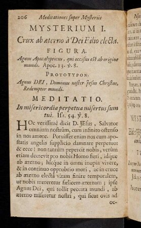 206-212, Mysterium I - IV