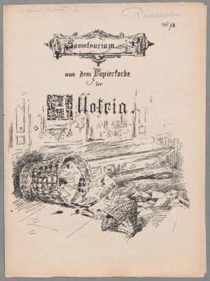 Allotria : Kneipzeitung. 18. [ca. 1877]