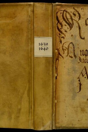 Ratsprotokolle, 1639 Juli 29. - 1640 Juli 23.