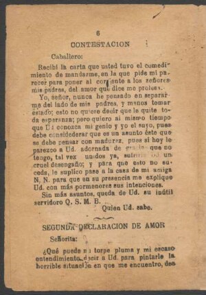 Contestación