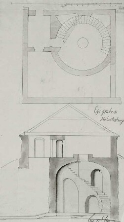 Wermsdorf, Schloss Hubertusburg, Eisgrube, 1731