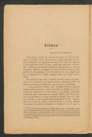 Crónica