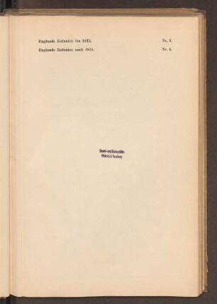Englands Kolonien bis 1815. Englands Kolonien nach 1815.