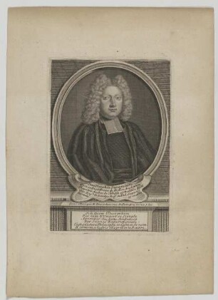 Bildnis des Iean Theophile Desaguliers