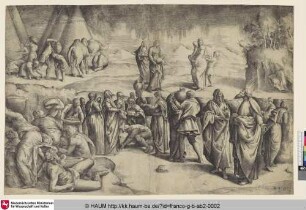 [Les Israelites ramassant la manne dans le désert; The Israelites Gathering Manna; Das Mannawunder]