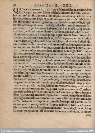 Discursus XXII.