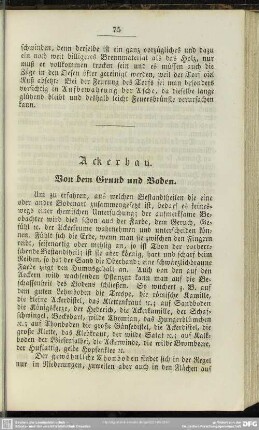 Ackerbau