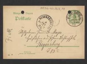 Brief von Alois Zick an Anton Mayer
