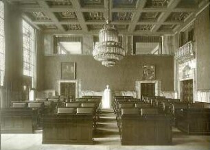 Billing, Hermann; Kiel (Schleswig-Holstein); Rathaus - Gerichtssaal