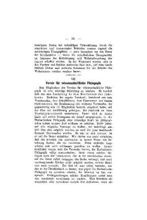 Verein für wissenschaftliche Pädagogik