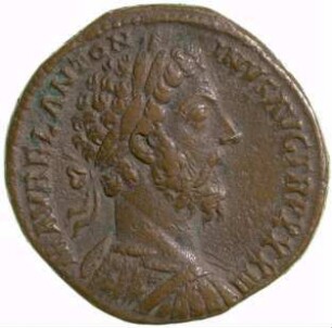 Münze, Sesterz, 179
