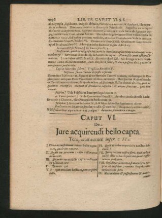 Caput VI. De Iure acquirendi bello capta.