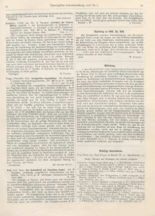 21 [Rezension] Schäfer, Theodor, Leitfaden der Inneren Mission zunächst f. den Berufsunterricht in Diakonen- u. Diakonissenanstalten. 5., durchges. u. bis auf die Gegenwart fortgeführte Aufl
