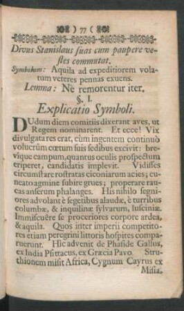 Divus Stanislaus suas cum paupere vestes commutat
