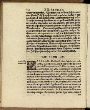 XIII. Seculum.
