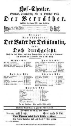 Der Verräther