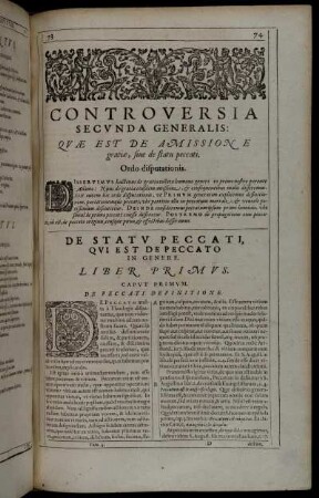 Liber Primis. De Statu Peccati Qui Est De Peccato In Genere.