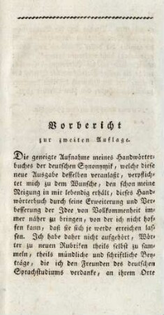 Vorbericht zur zweiten Auflage