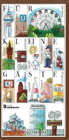 Illustration für Speisekarte "Für kleine Gäste"
