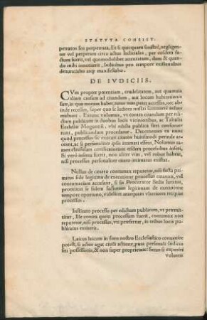 De Iudiciis.