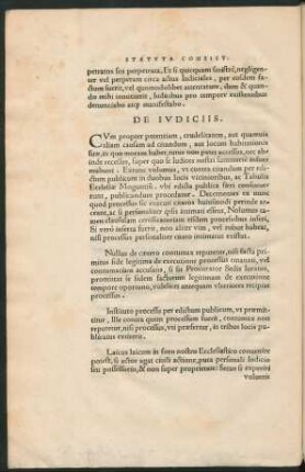 De Iudiciis.