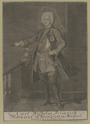 Bildnis des Carl Wilhelm Friedrich, Markgraf von Brandenburg-Ansbach