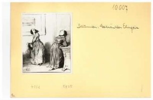 Honore Daumier (1808-1879). Gekränkter Ehrgeiz