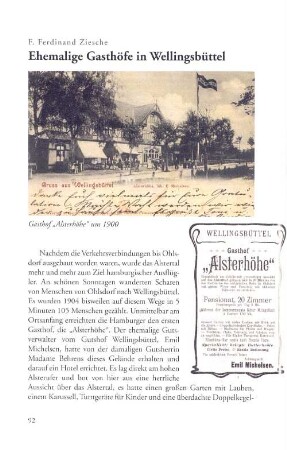 Ehemalige Gasthöfe in Wellingsbüttel