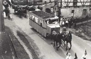 Festzug. Nr. 5: "Kraft-durch-Freude"-Wagen