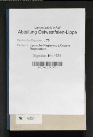 Verwaltung des abteilichen Gutes in Lüdenhausen, Band 2
