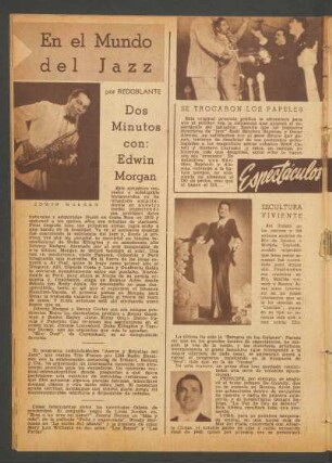 En el mundo del jazz: Dos minutos con Edwin Morgan