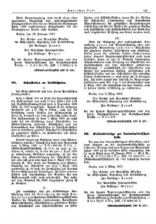 Schulstellen an Volksschulen : [Erziehung] ; [Für das Reich] ; [Amtliche Erlasse] ; [Amtlicher Teil]